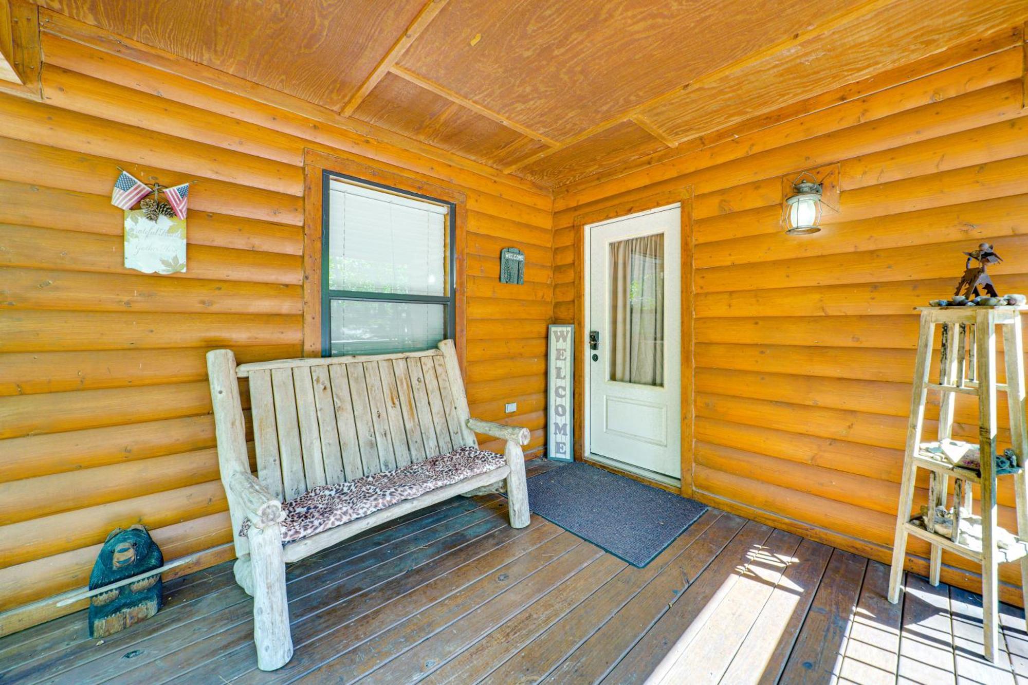Broken Bow Rental Cabin With Hot Tub And Bar Экстерьер фото