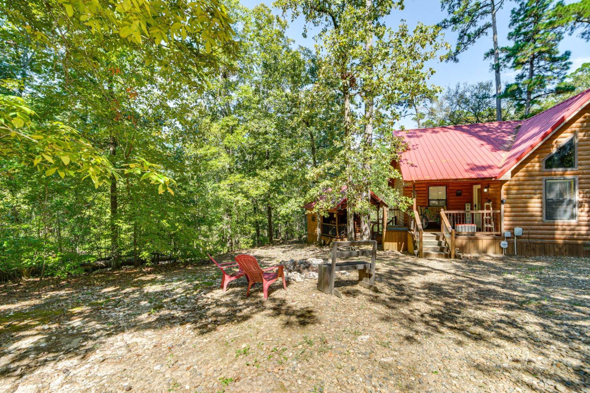 Broken Bow Rental Cabin With Hot Tub And Bar Экстерьер фото